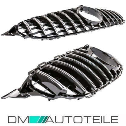 Sport-Panamerica GT Kühlergrill Mercedes C-Klasse W205 14-18 360°
