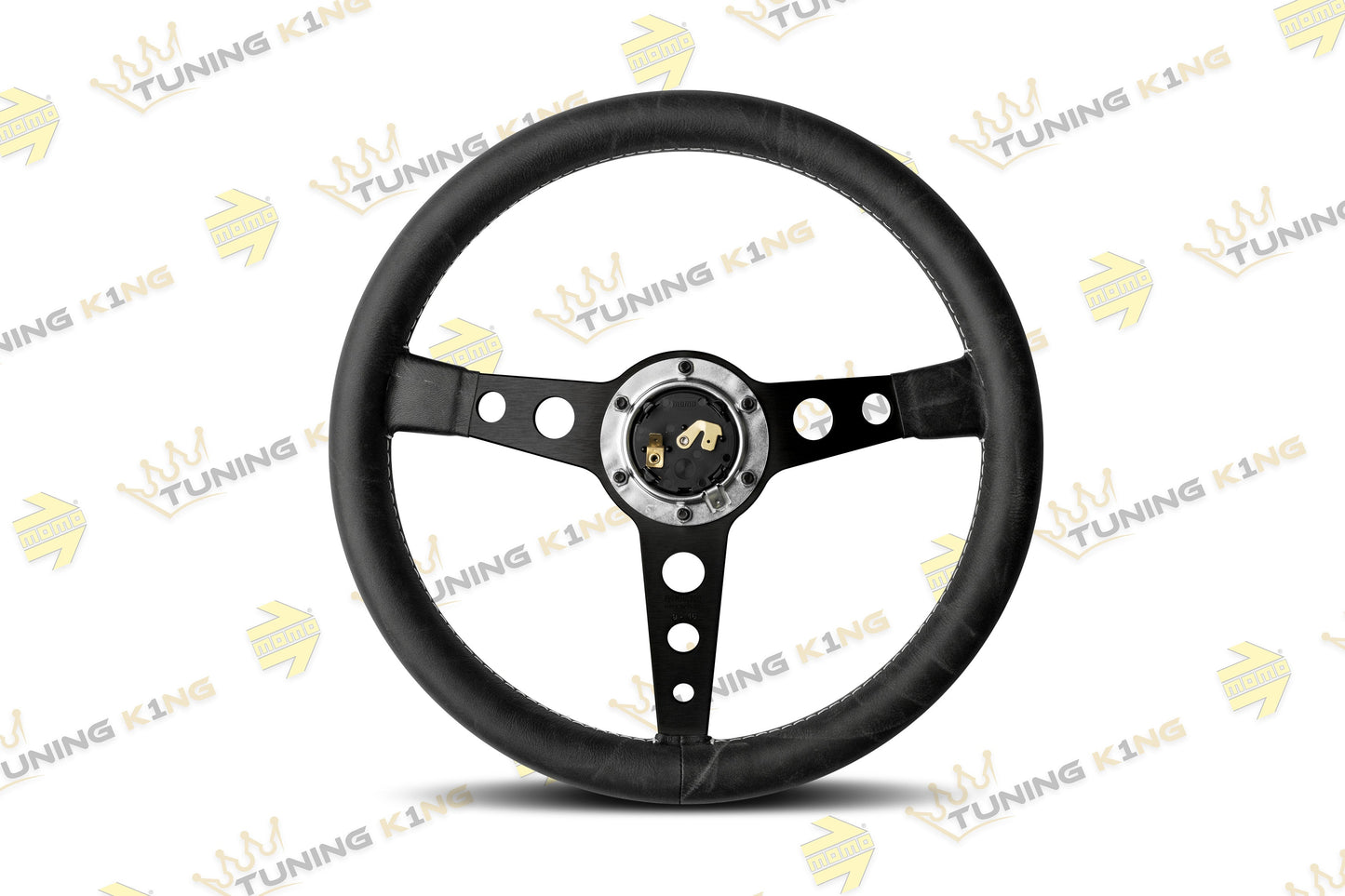 MOMO Lenkrad Prototipo Heritage 350mm Schwarz Glattleder