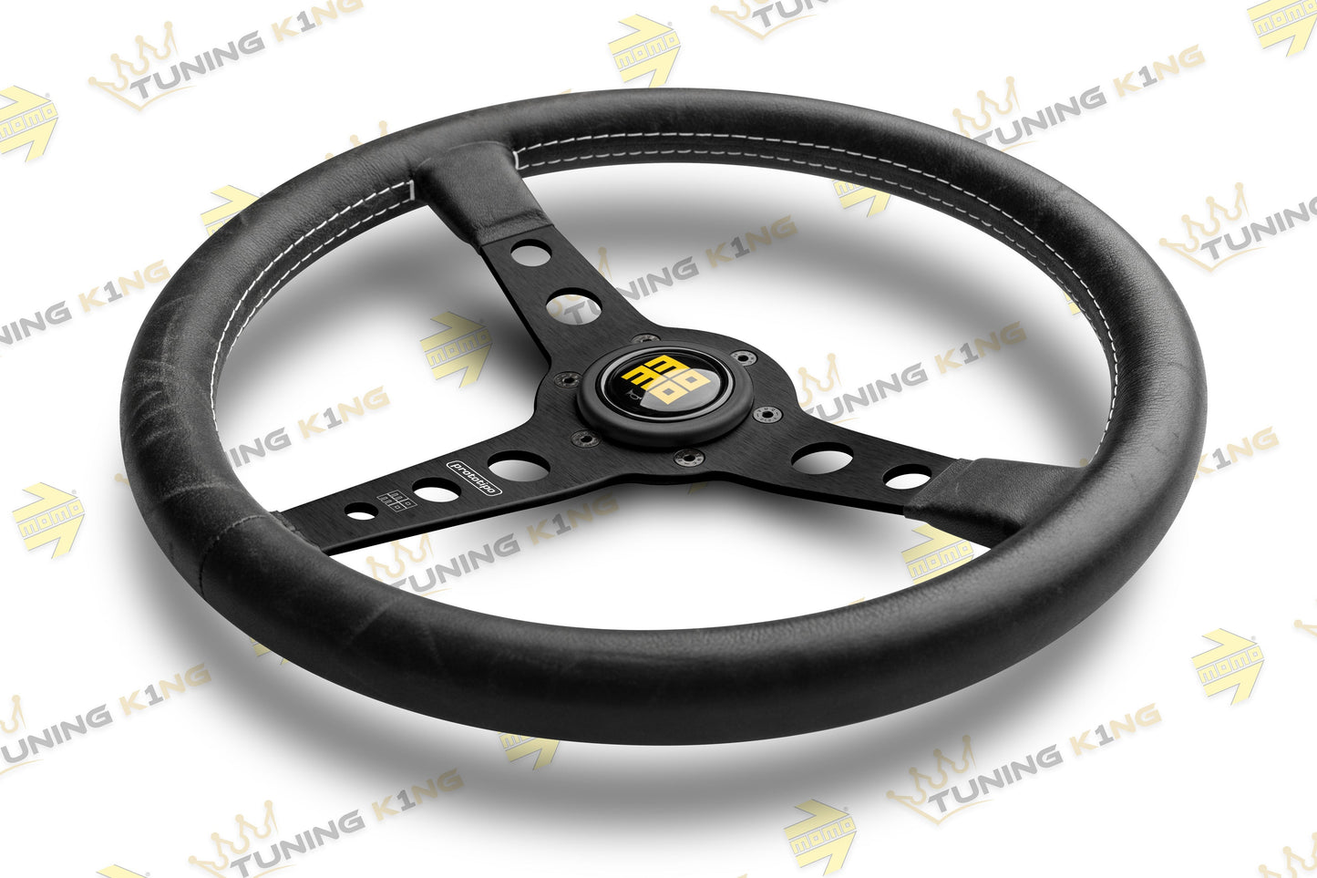 MOMO Lenkrad Prototipo Heritage 350mm Schwarz Glattleder