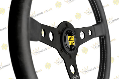 MOMO Lenkrad Prototipo Heritage 350mm Schwarz Glattleder