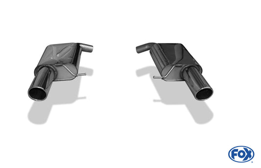 FOX VW Passat 3C 4-Motion - 3,2l Endschalldämpfer rechts/links - 1x100 Typ 16 rechts/links