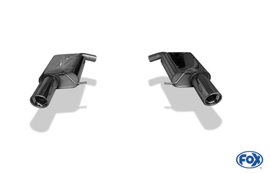 FOX VW Passat 3C 4-Motion - 3,2l Endschalldämpfer rechts/links - 1x100 Typ 17 rechts/links