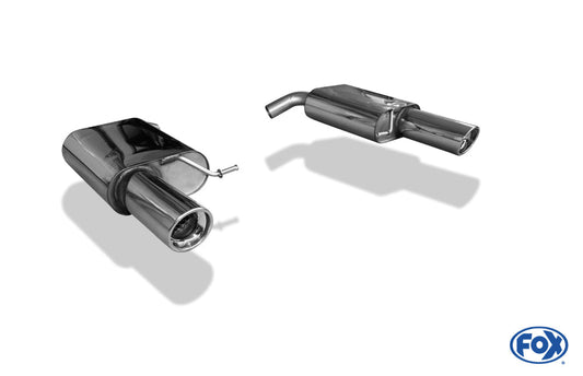 FOX VW Passat 3C 4-Motion - 3,2l Endschalldämpfer rechts/links - 1x100 Typ 17 rechts/links