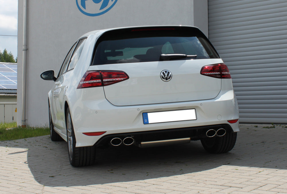 FOX VW Golf VII 4-Motion R-Optik Endschalldämpfer quer Ausgang rechts/links - 2x115x85 Typ 32 rechts/links