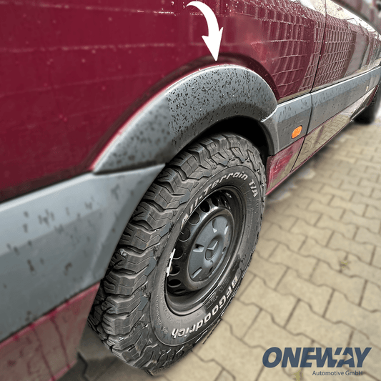 Oneway Radlaufleisten MERCEDES Sprinter W906 Facelift 2014-2018 mit ABE TÜV