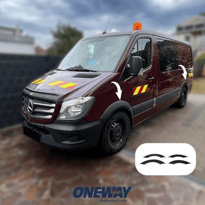Oneway Radlaufleisten MERCEDES Sprinter W906 Facelift 2014-2018 mit ABE TÜV