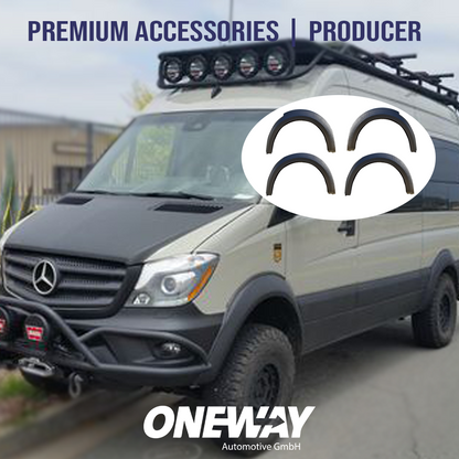 Oneway Kotflügelverbreiterungen MERCEDES Sprinter W906 Facelift 2014-2018