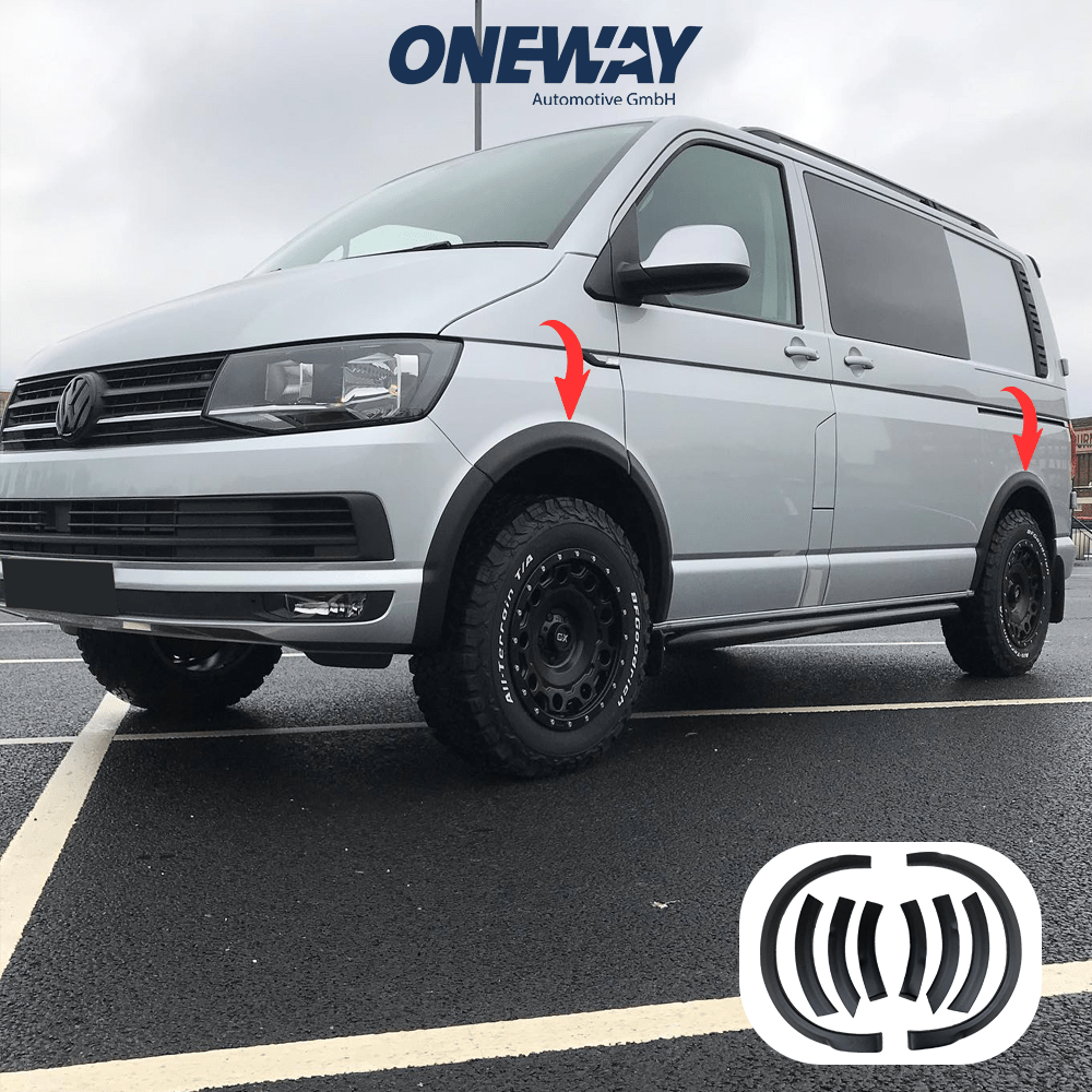 Oneway Radlaufleisten VW Transporter T6 2015–2019 mit ABE TÜV