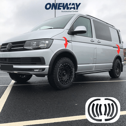 Oneway Radlaufleisten VW Transporter T6 2015–2019 mit ABE TÜV