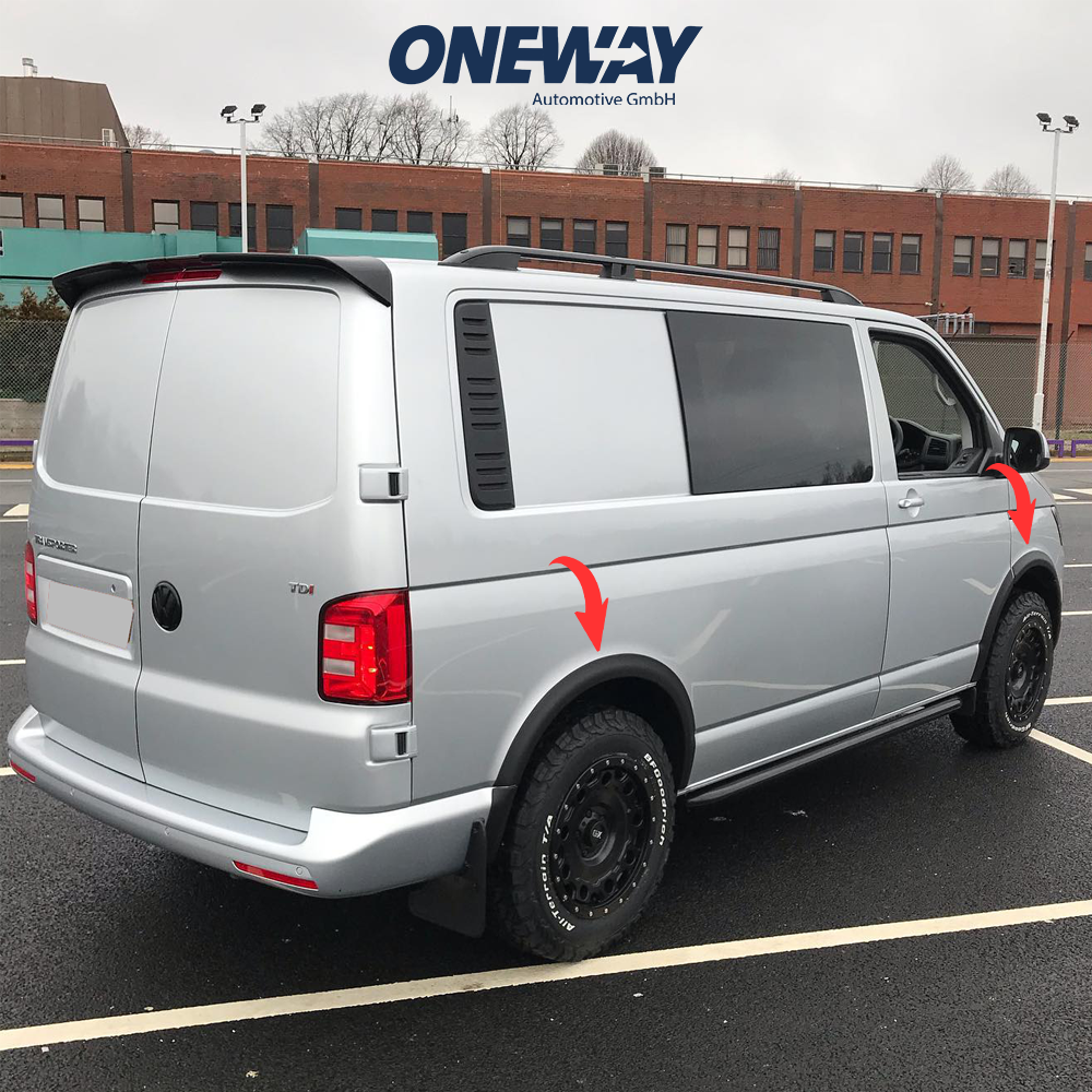 Oneway Radlaufleisten VW Transporter T6 2015–2019 mit ABE TÜV
