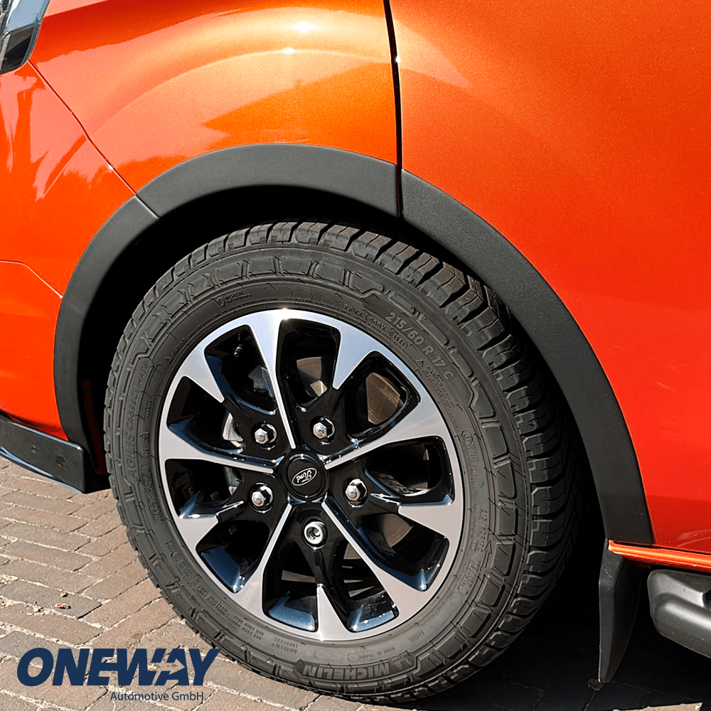 Oneway Radlaufleisten FORD Transit Custom MK1 Facelift 2018-2023 mit ABE TÜV