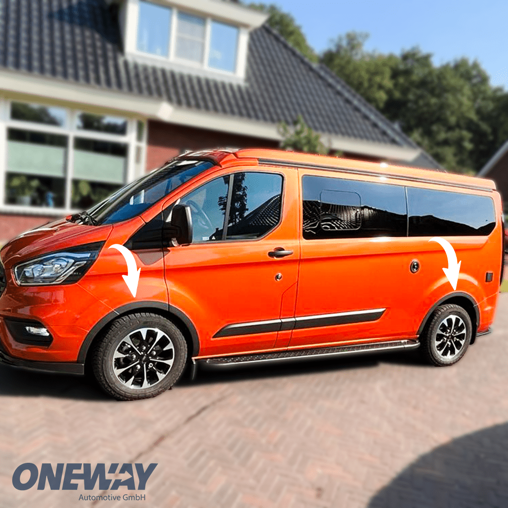 Oneway Radlaufleisten FORD Transit Custom MK1 Facelift 2018-2023 mit ABE TÜV