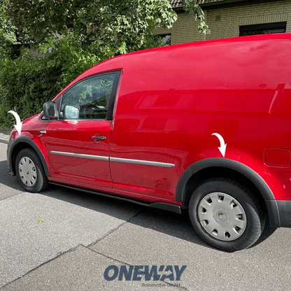 Oneway Radlaufleisten VW Caddy MK4 2015-2021 mit ABE TÜV