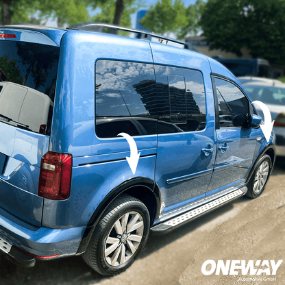 Oneway Radlaufleisten VW Caddy MK4 2015-2021 mit ABE TÜV