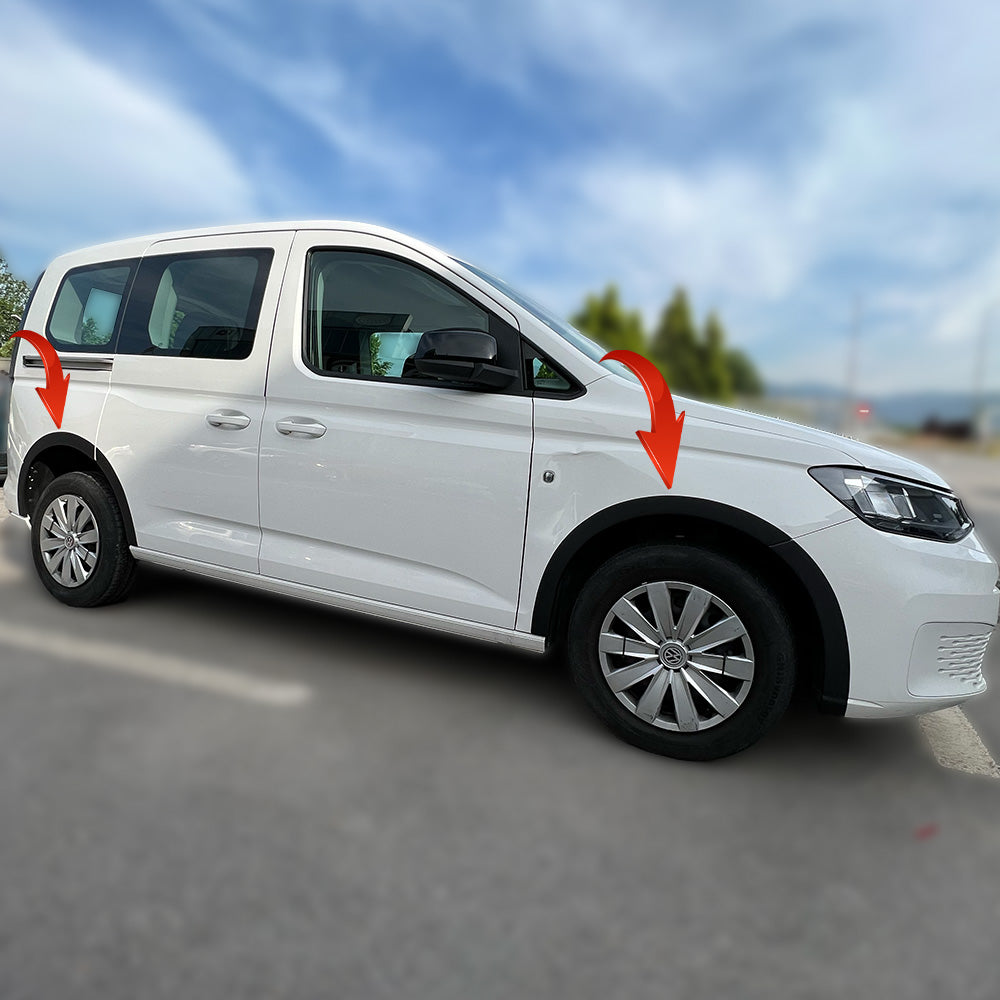 Oneway Radlaufleisten VW Caddy MK5 2021+ mit ABE TÜV
