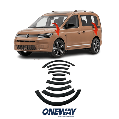 Oneway Radlaufleisten VW Caddy MK5 2021+ mit ABE TÜV