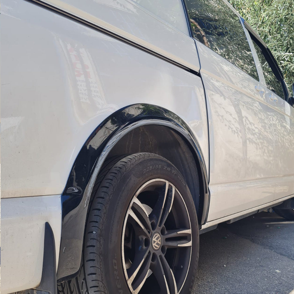 Oneway Radlaufleisten VW Transporter T6.1 2019-2021 Schwarz Glanzänd mit ABE TÜV