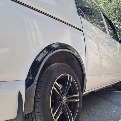 Oneway Radlaufleisten VW Transporter T6.1 2019-2021 Schwarz Glanzänd mit ABE TÜV