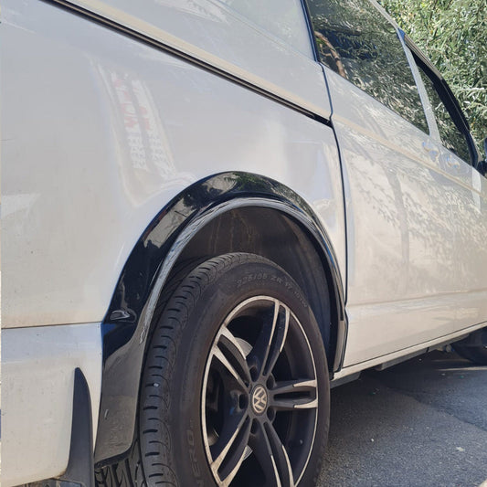 Oneway Radlaufleisten VW Transporter T6.1 2019-2021 Schwarz Glanzänd mit ABE TÜV