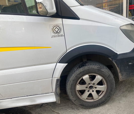 Oneway Radlaufleisten MERCEDES Sprinter W906 Facelift 2014-2018 v2 mit ABE TÜV