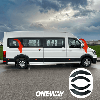 Oneway Radlaufblenden VW Crafter MK2 2017+ mit ABE TÜV