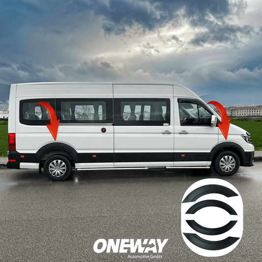 Oneway Radlaufblenden VW Crafter MK2 2017+ mit ABE TÜV