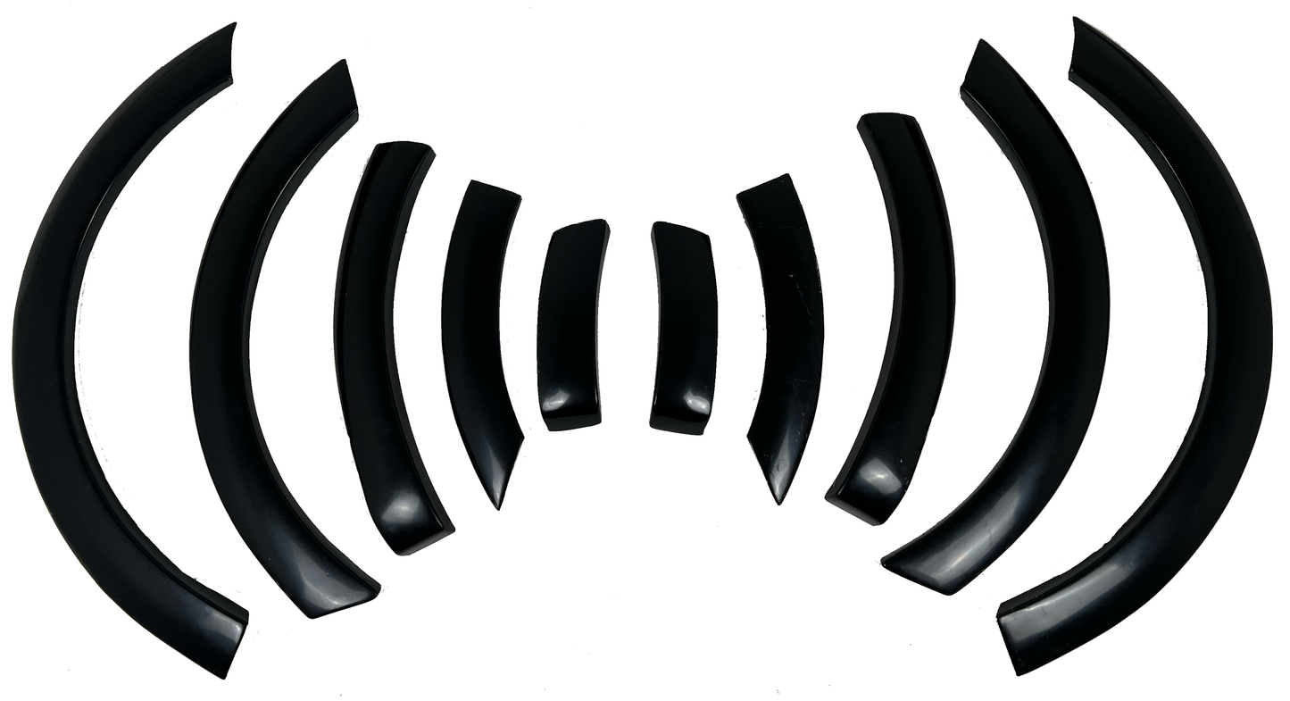 Oneway Radlaufleisten VW Caddy MK4 2015-2021 (Schwarz Glanz) mit ABE TÜV