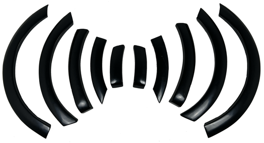 Oneway Radlaufleisten VW Caddy MK4 2015-2021 (Schwarz Glanz) mit ABE TÜV