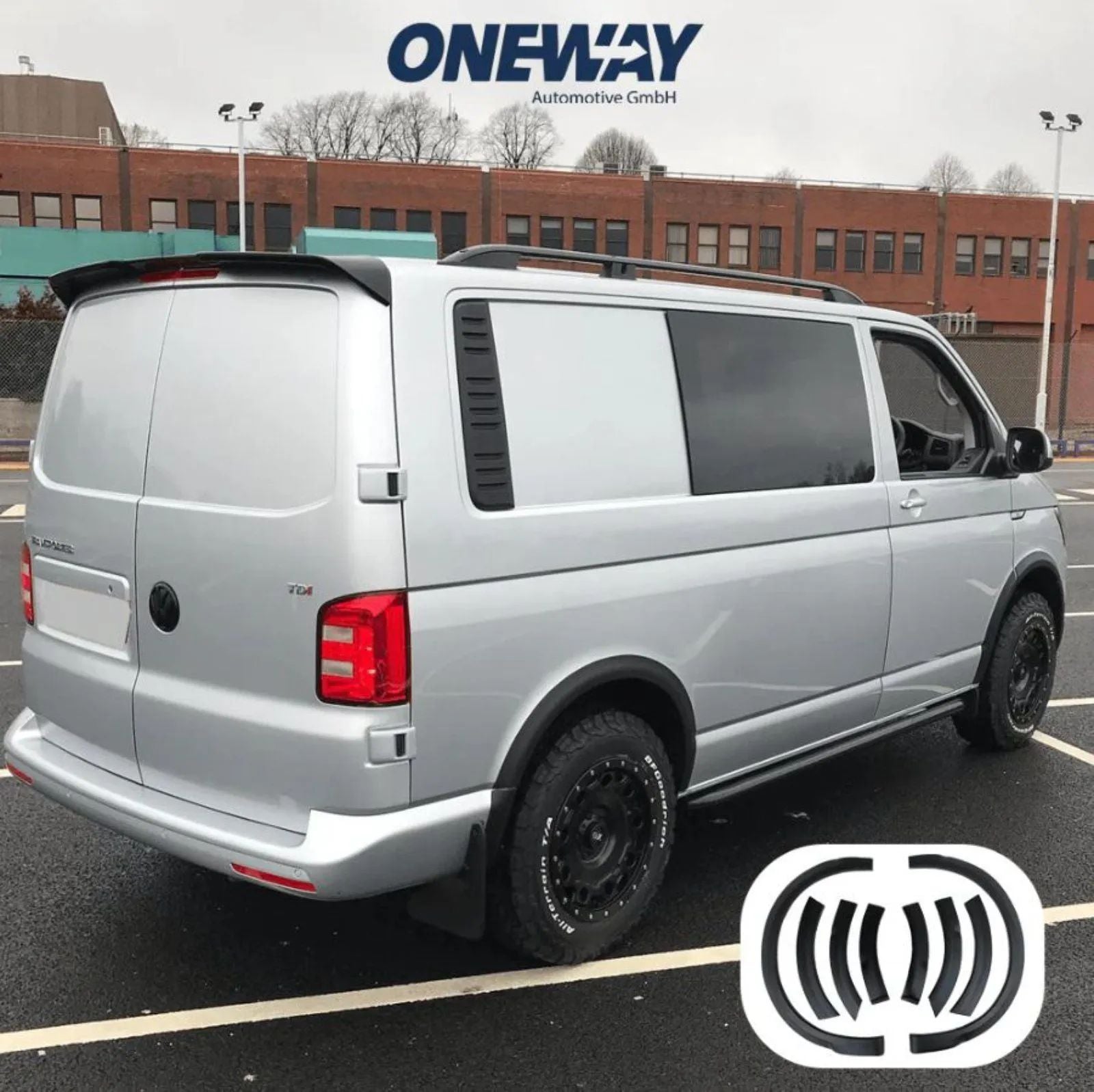 Oneway Radlaufleisten WA03.010 VW Transporter T6 2015–2019 mit ABE TÜV