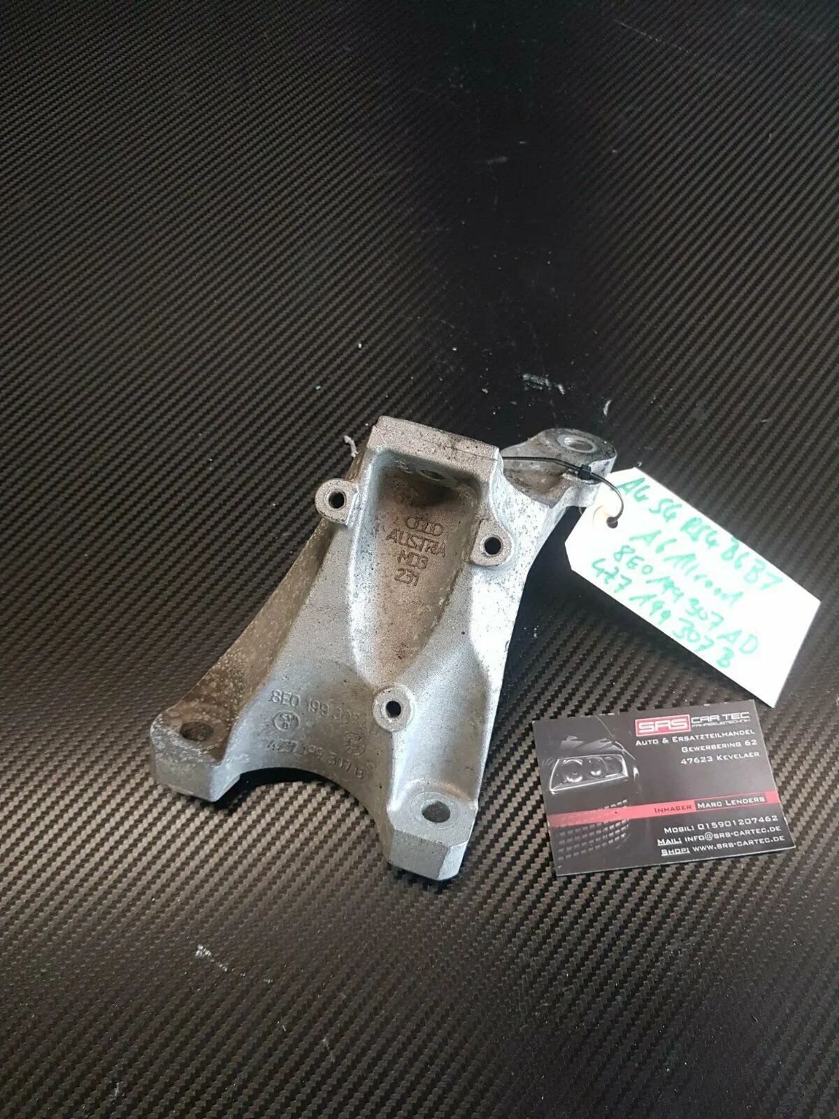 Motorhalter Motorstütze Halter 8E0199307AD Audi A4 S4 B6 B7 8E