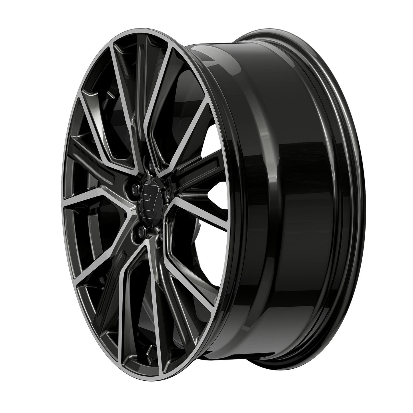 2DRV Felge WH34 Dark Gunmetal Hochglanzpoliert