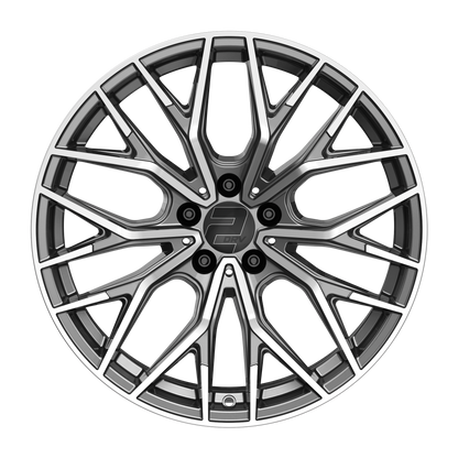 2DRV Felge WH37 Daytona Grau Hochglanzpoliert