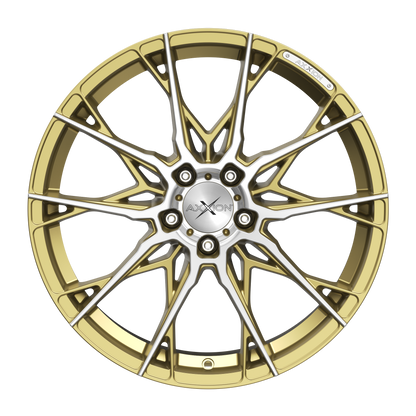 AXXION Felge X1 Gold Matt poliert