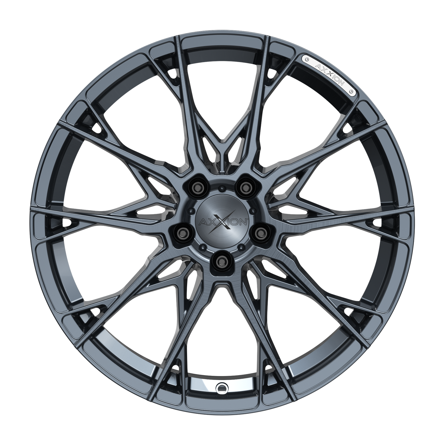 AXXION Felge X1 Smoke brushed Aluminiumsilber