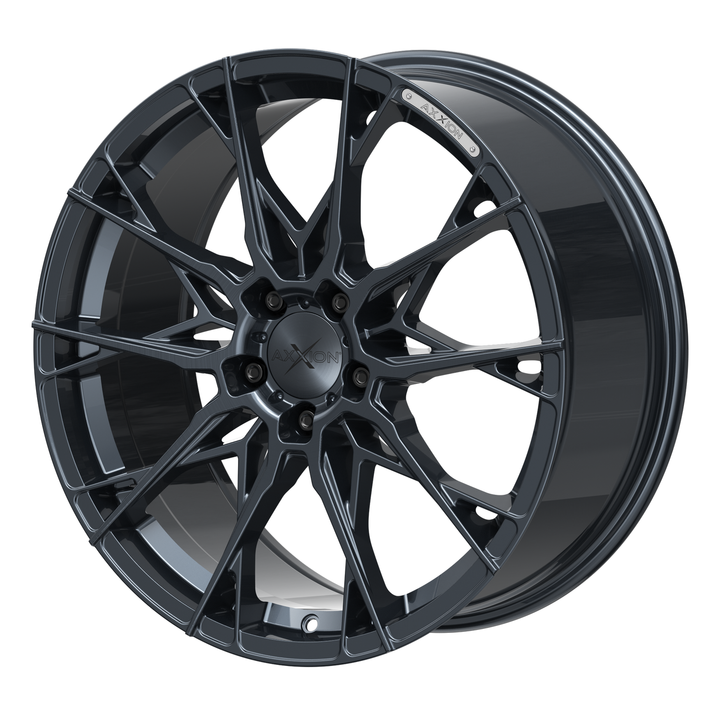 AXXION Felge X1 Smoke brushed Aluminiumsilber