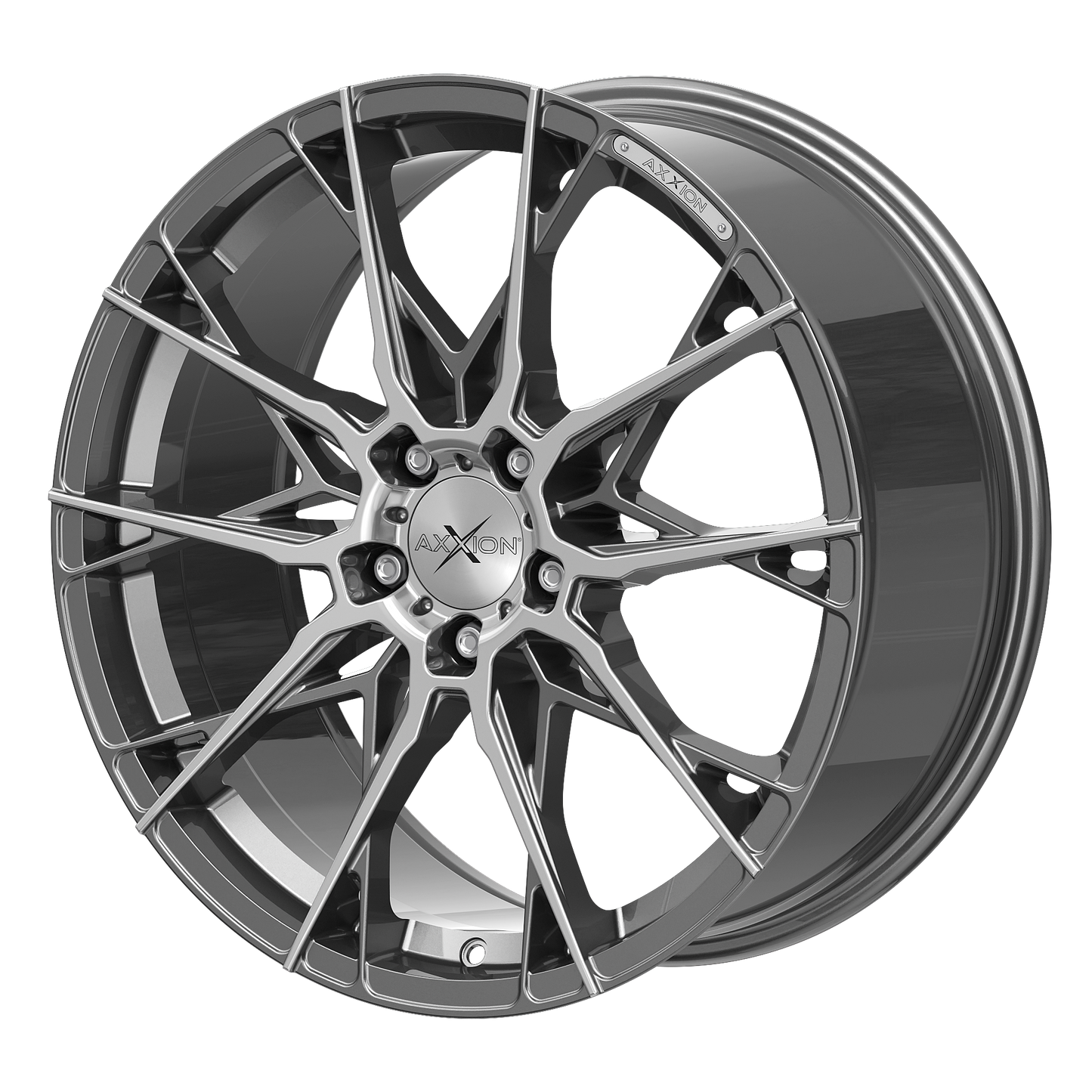 AXXION Felge X1 Daytona Grau Hochglanzpoliert