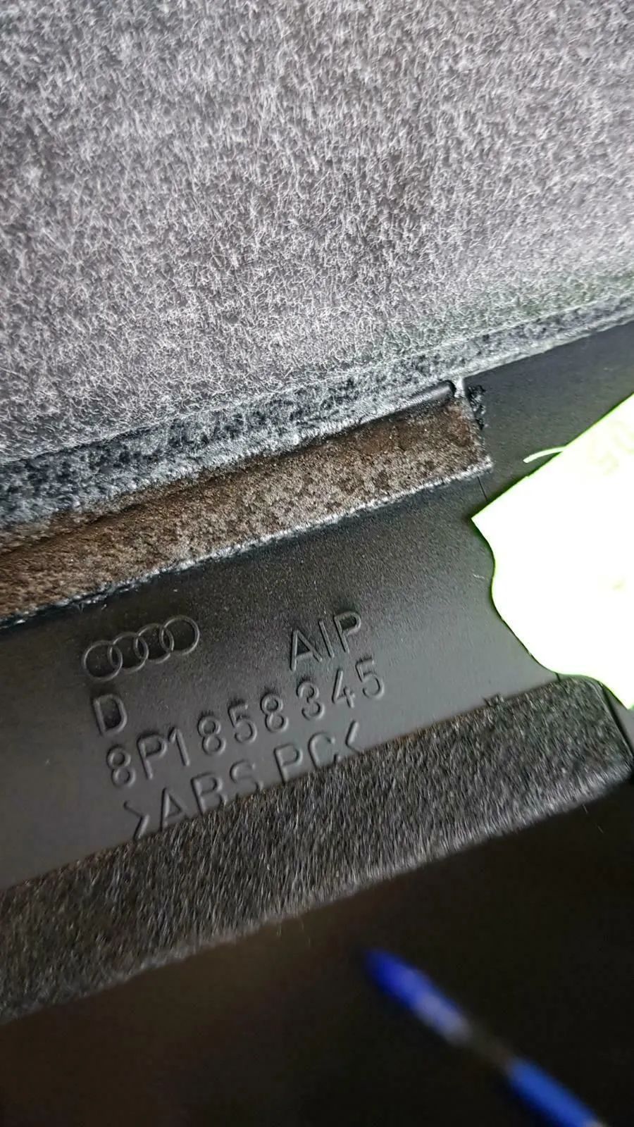 Lenksäulenverkleidung 8P1858345 8P0953515 Audi A3 S3 8P