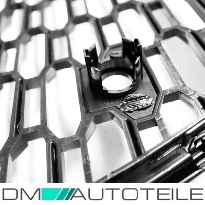 Kühlergrill Wabengrill PDC Schwarz Glanz Audi A3 8V RS3 ab 2015