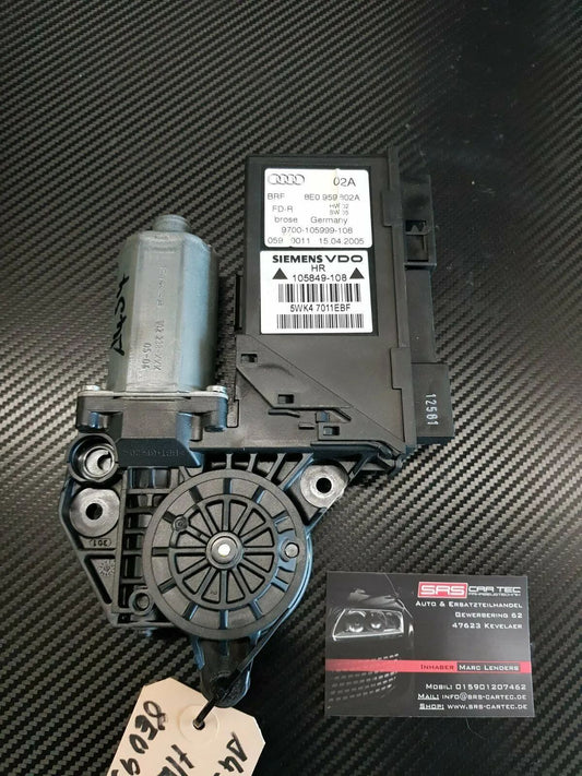 Audi A4 8E B6 B7 Fensterhebermotor HR Fensterheber 8E0959802A