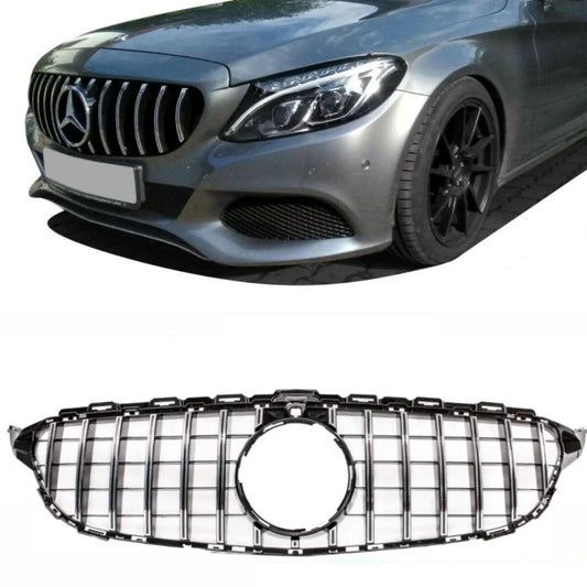 Sport-Panamerica GT Kühlergrill Mercedes C-Klasse W205 14-18 360°