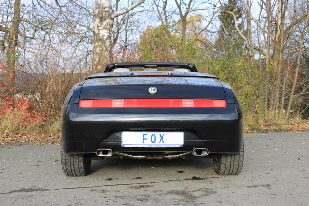 Alfa GTV Typ 916 Endrohrsystem Ausgang rechts/links - 145x65 Typ 59 rechts/links
