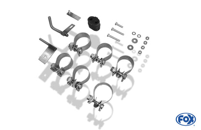 Alfa GTV Typ 916 Endrohrsystem Ausgang rechts/links - 145x65 Typ 59 rechts/links