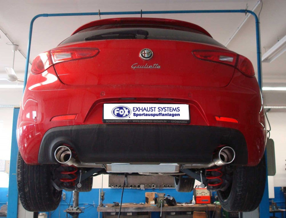 Alfa Romeo Giulietta - 940 Endschalldämpfer quer Ausgang rechts/links - 1x100 Typ 16 rechts/links