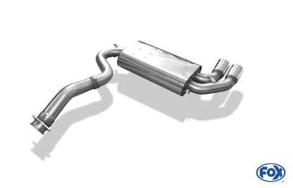 Audi Urquattro Endschalldämpfer - 2x76 Typ 10
