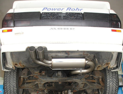 Audi Urquattro Endschalldämpfer Ø70mm - 2x76 Typ 10
