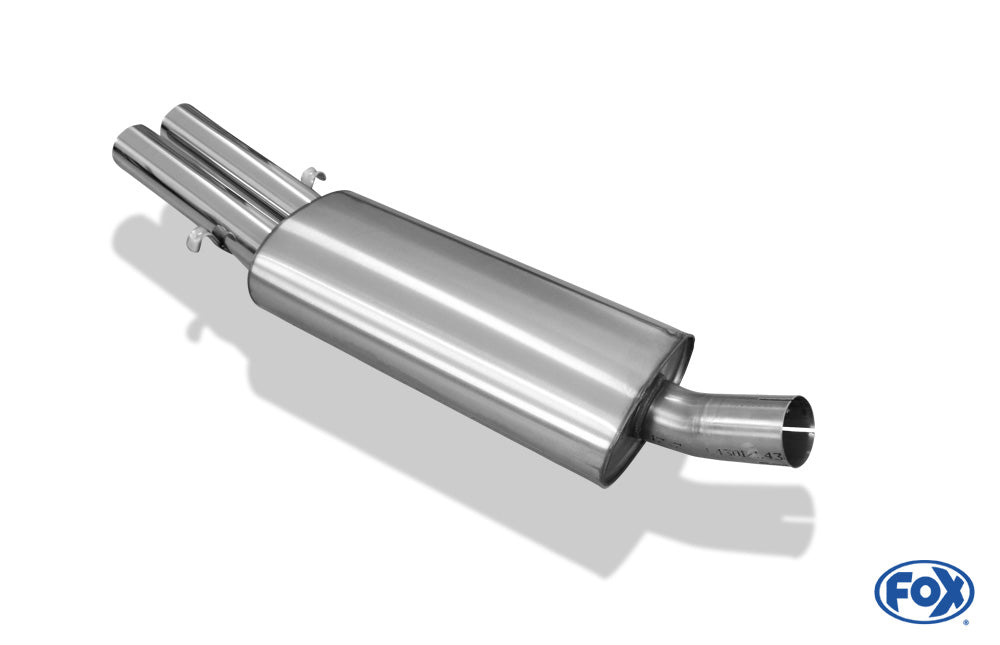 Audi 80/90 - Typ 89, B3 Limousine/ Coupe/ 80 B4 - Cabrio Endschalldämpfer - 2x63 Typ 10