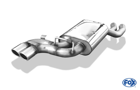 Audi V8 Typ D11 Endschalldämpfer - 2x70 Typ 16