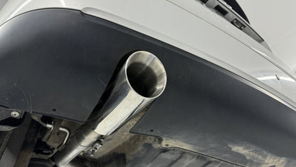 FOX Audi A2 - 1,6l + 1,4l 42l Tank Endschalldämpfer - 1x90 Typ 25