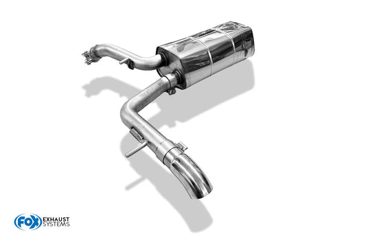 FOX Audi A2 - 1,6l + 1,4l 42l Tank Endschalldämpfer - 1x63 Typ 26