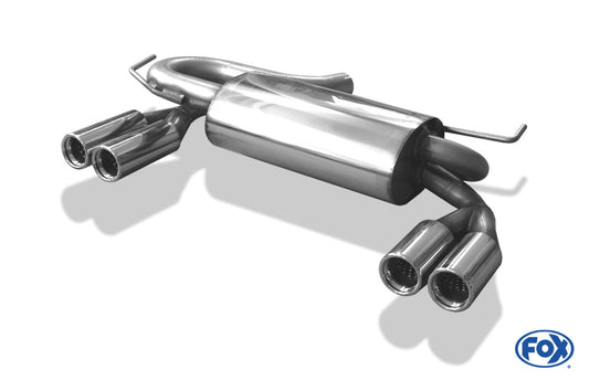 Audi S3 Typ 8L Endschalldämpfer Ausgang rechts/links Ø 63,5mm - 2x76 Typ 13 rechts/links